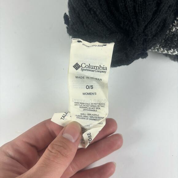 Columbia knit snowflake beanie womens one size gorpcore - Picture 3 of 3